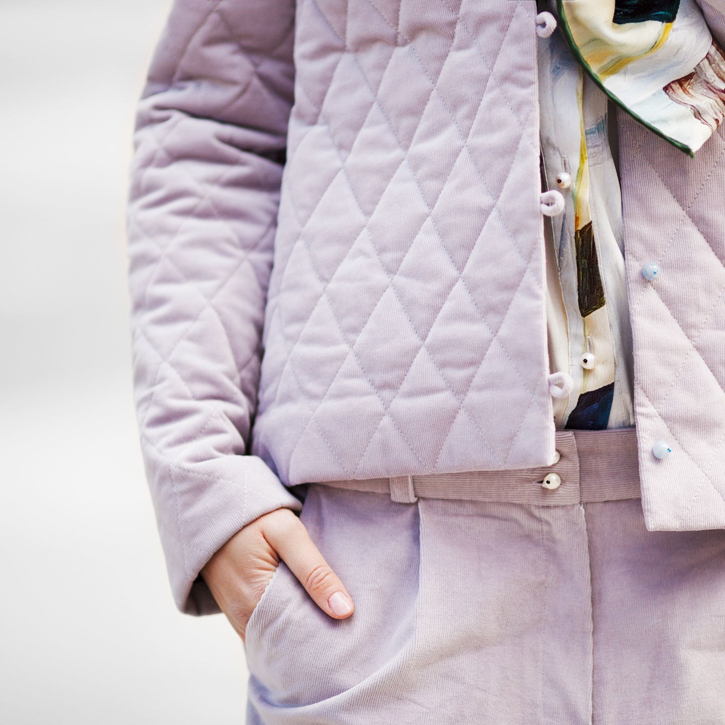 стеганая куртка.