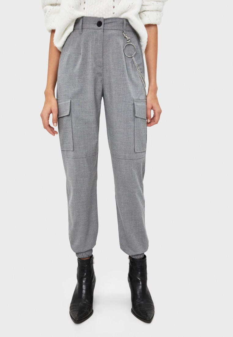 Bershka брюки милитари