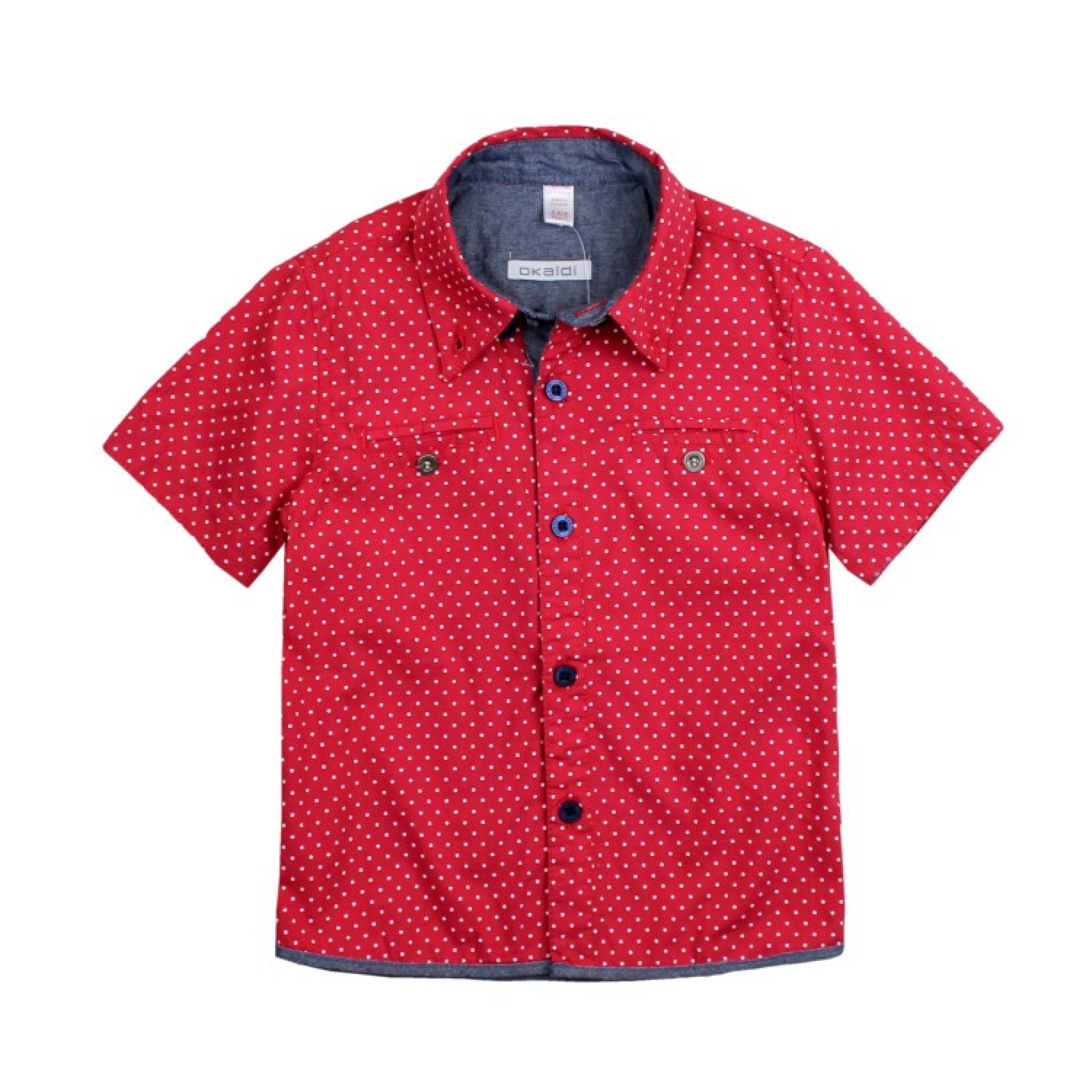 Рубашка Red Printed | LC Waikiki код товара: s1h865z8 - LTQ