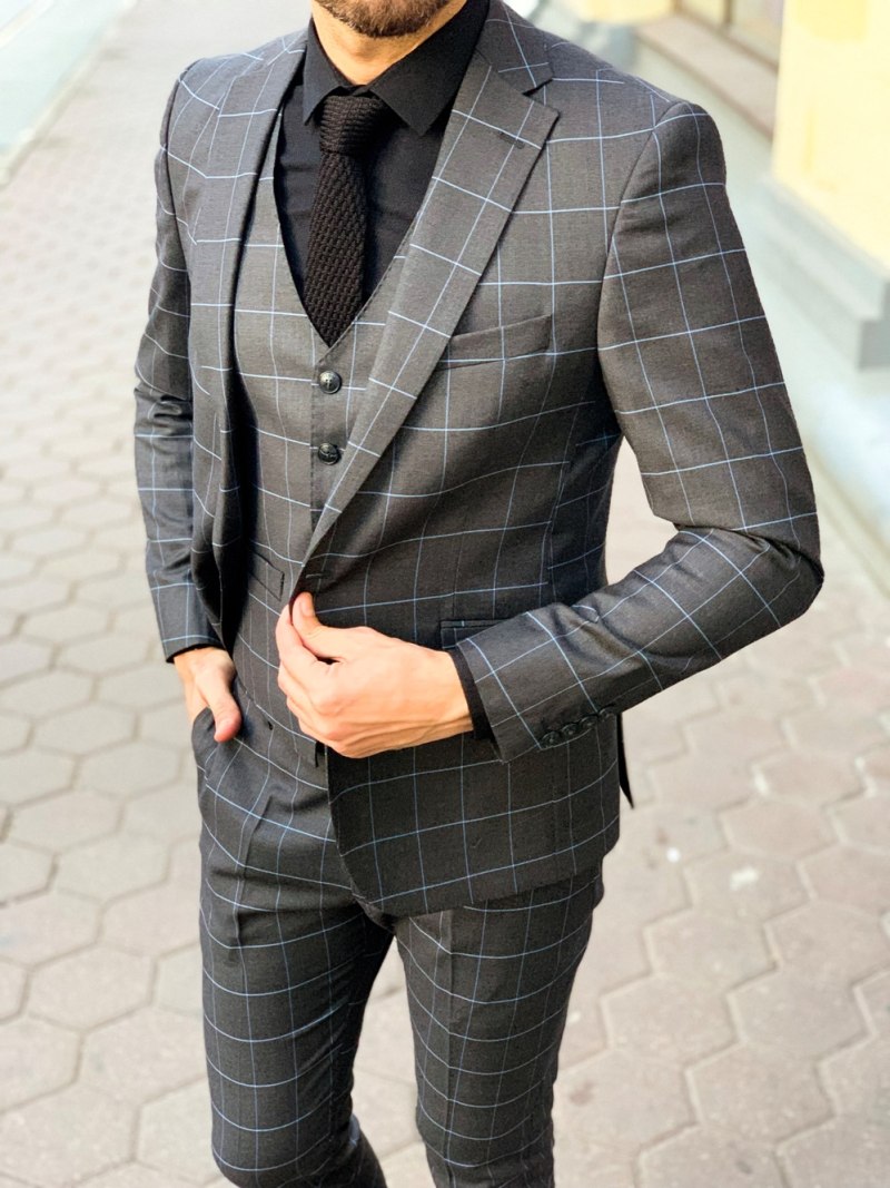 2022 New Brown Vest man Business work Gilet Wedding Groom Dress Vests Formal korean Slim Suit Vest men Waistcoat