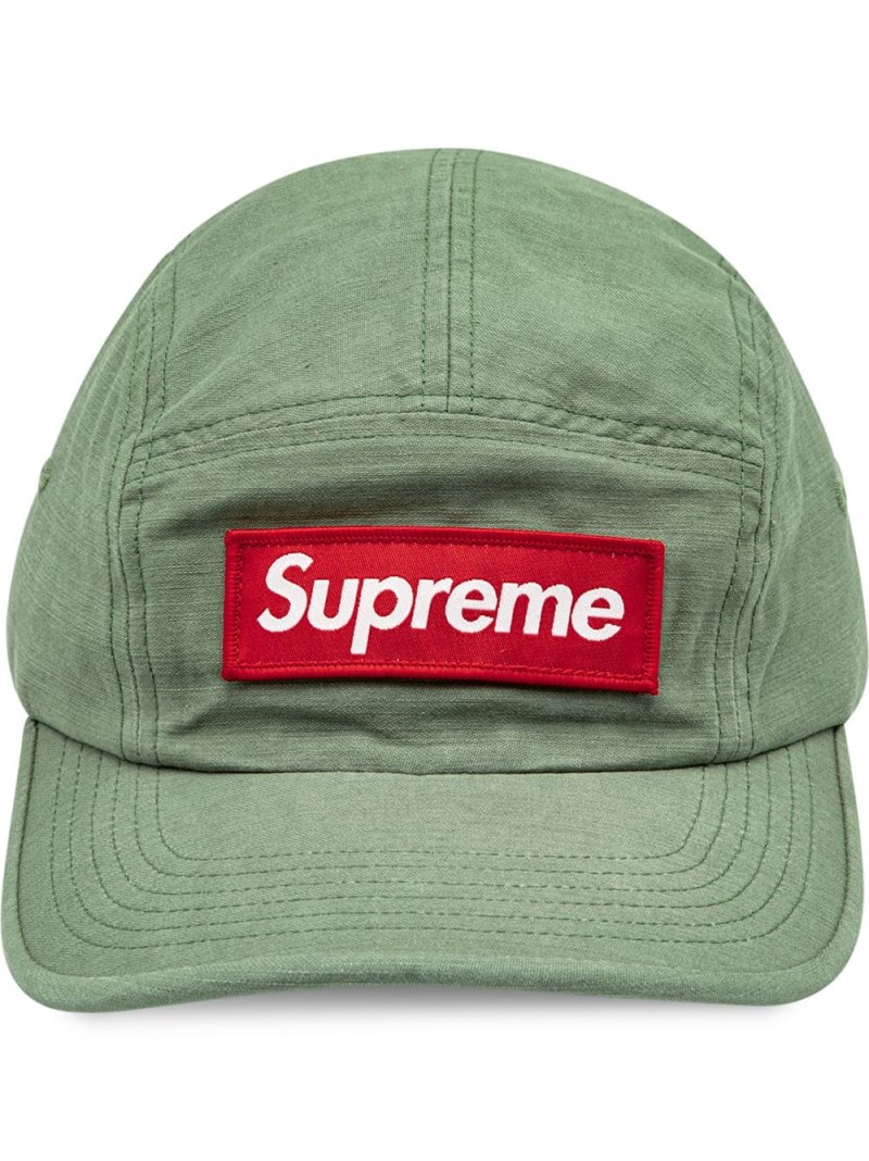 Черная бейсболка Supreme