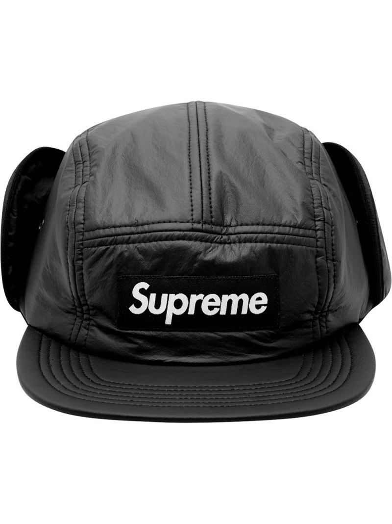Вельветовая кепка Supreme зеленая