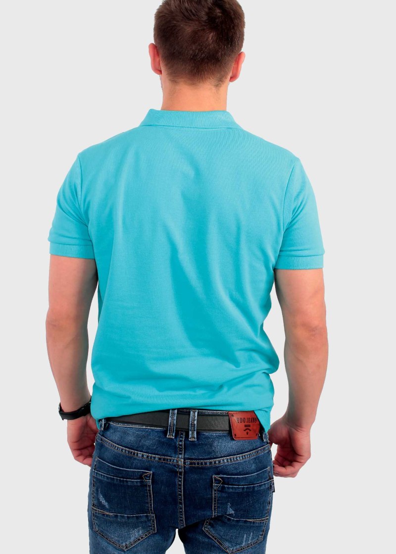 Бирюзовая футболка мужская Dry Fit