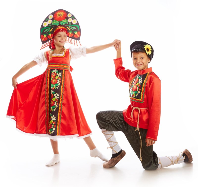 Костюм парней на танцы народный