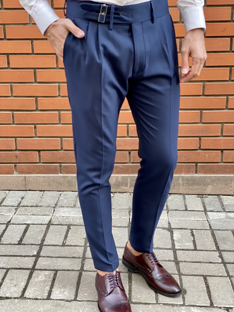 Skinny Fit брюки мужские серые