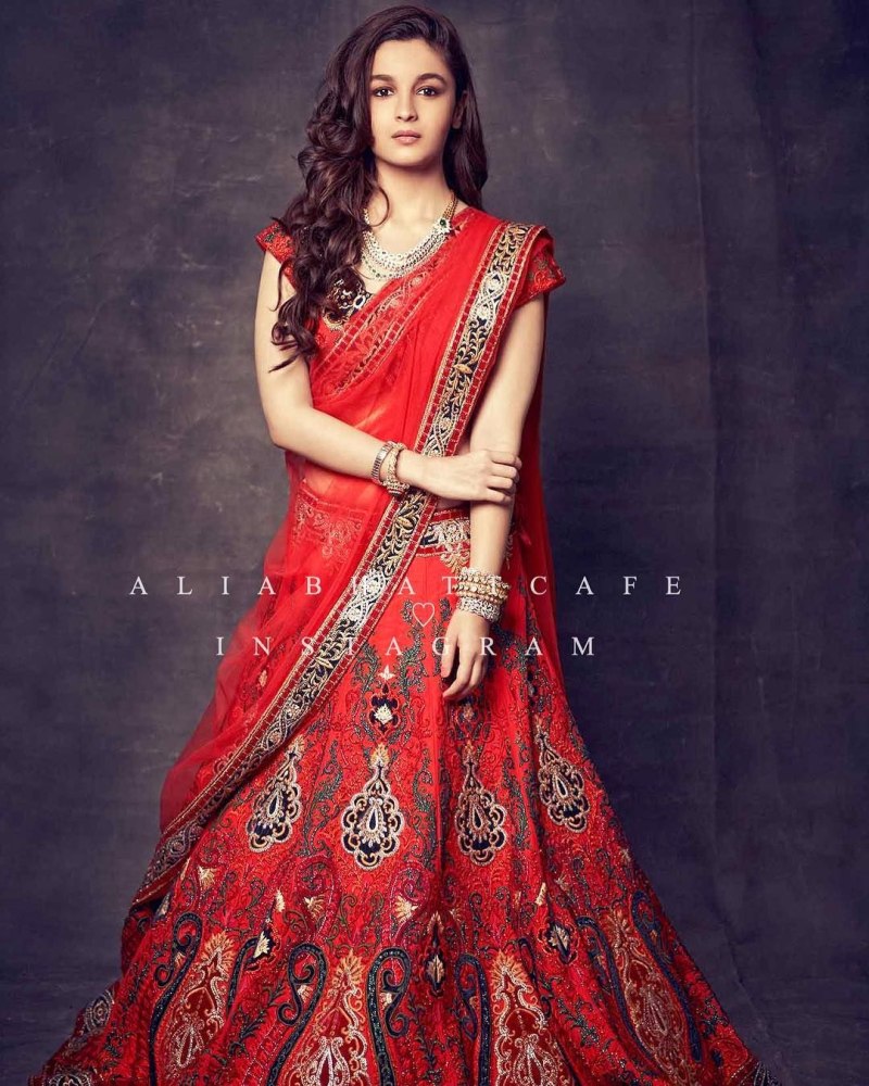 Indian Red Lehenga Choli