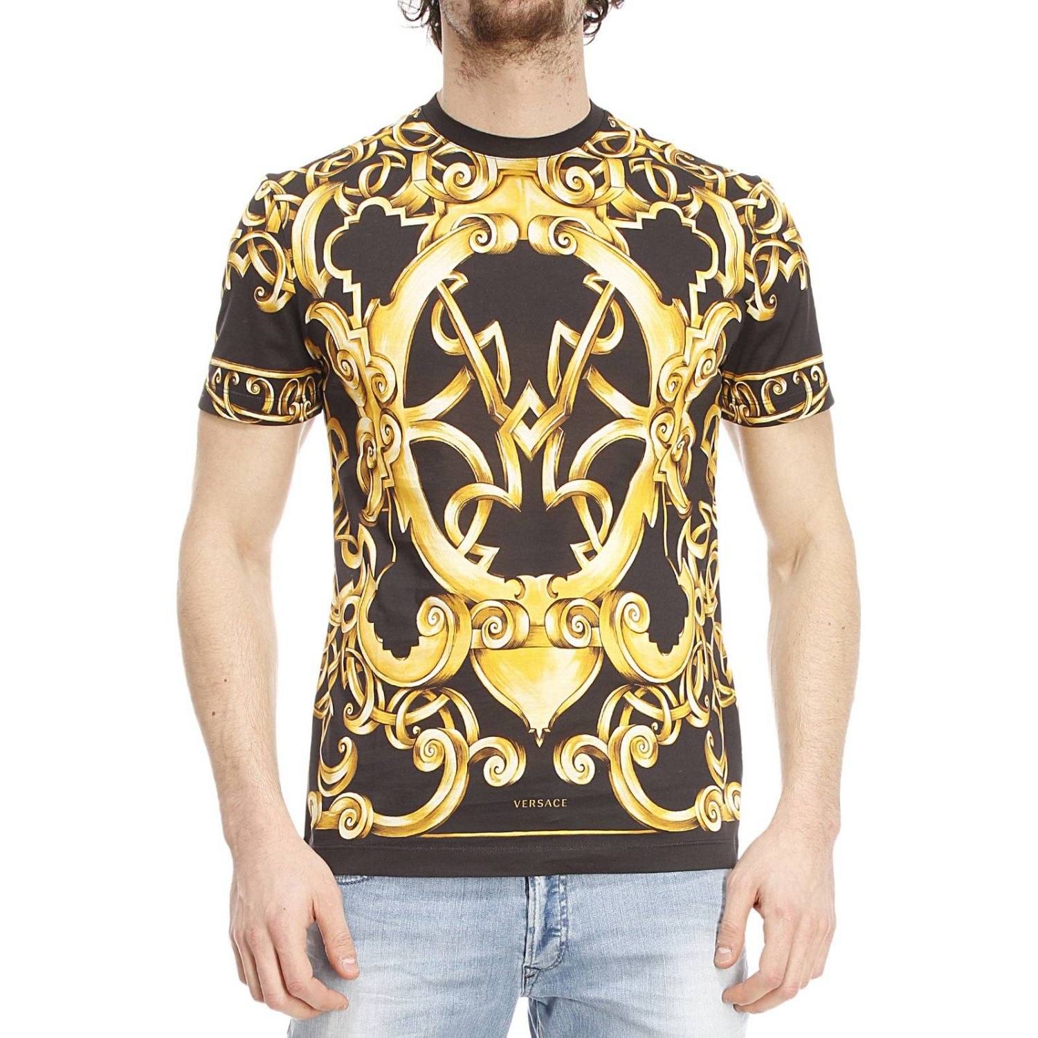 Дорогая майка. Versace t Shirt man Gold. Майка Версаче. Рубашка Versace 122354. Versace Barocco.