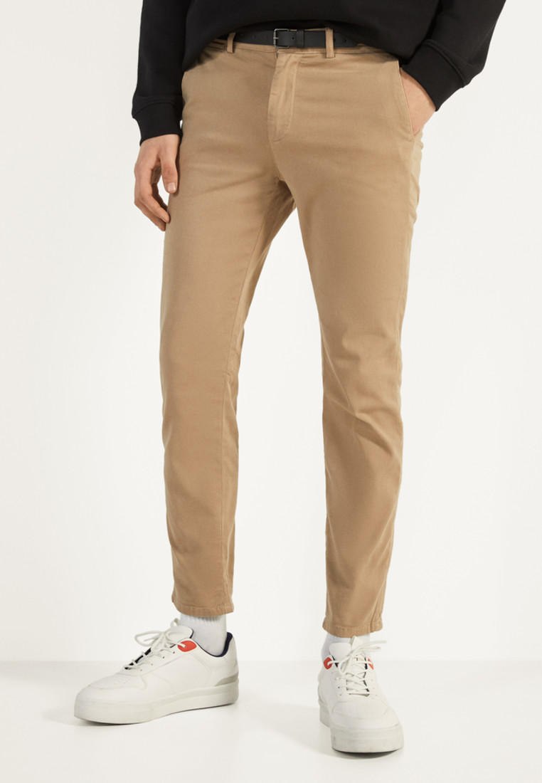 Бершка брюки бежевые мужские