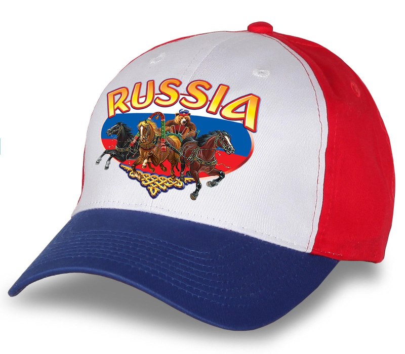 Бейсболка мужская Россия