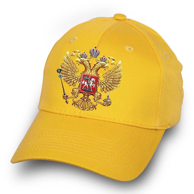 Желтая бейсболка мужская