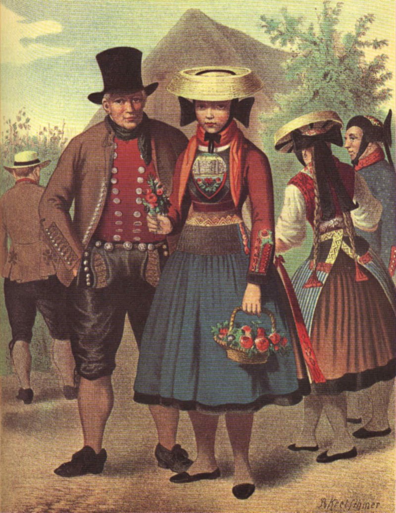 Аварский национальный костюм 1800-1850
