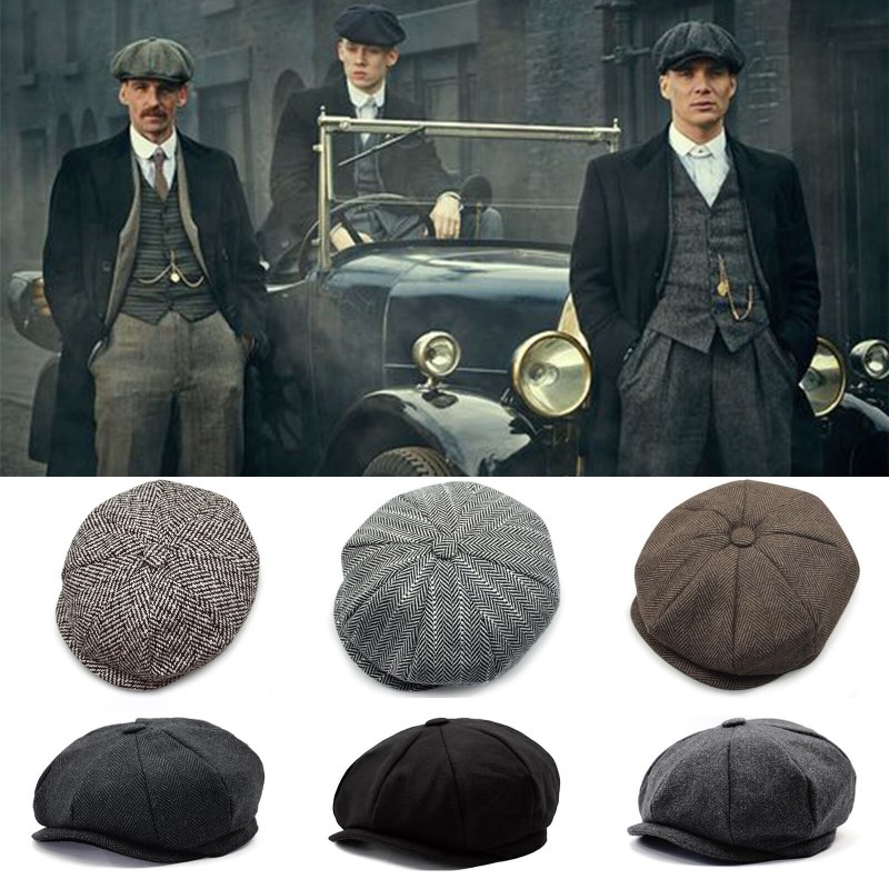 Твидовая кепка Гэтсби мужская