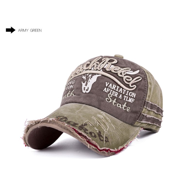 Бейсболки потертые