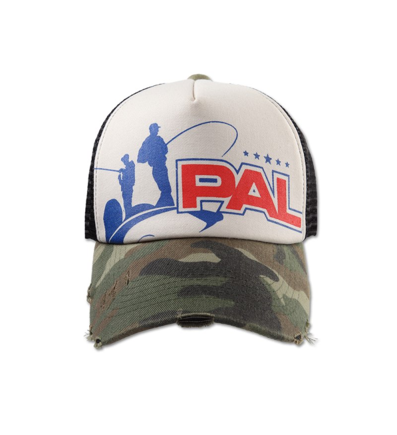 Бейсболка Zetrix Pal cap PC-1602 Camo beak, Black Mesh