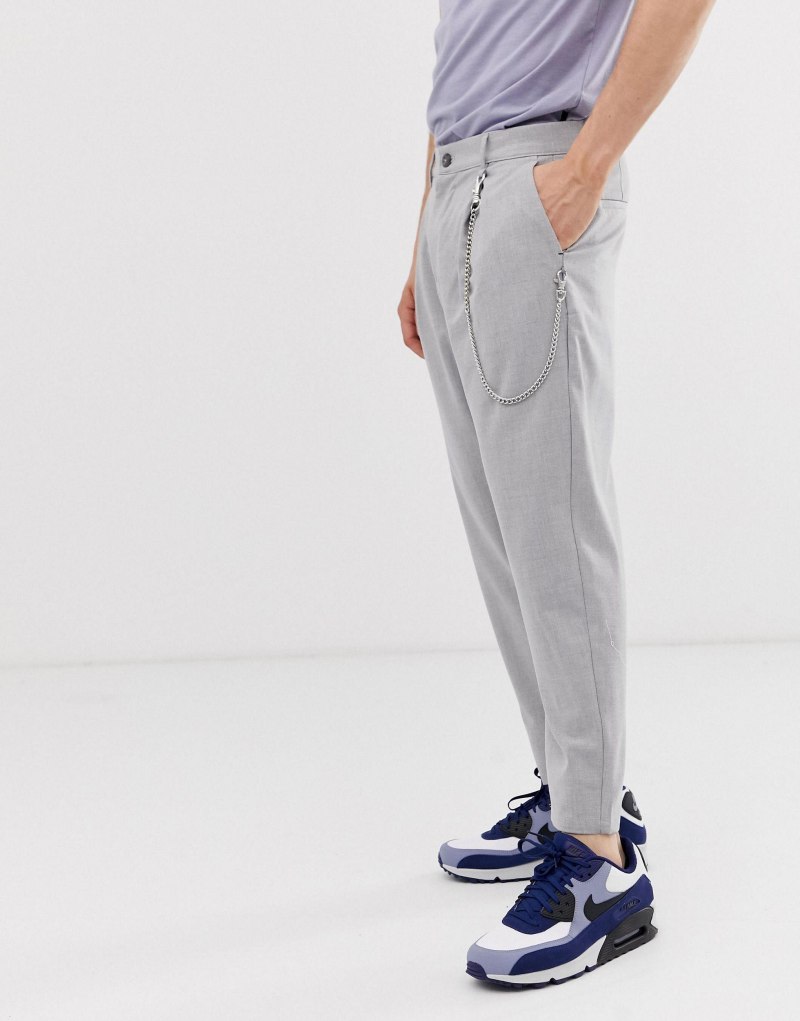 Bershka брюки мужские бежевые