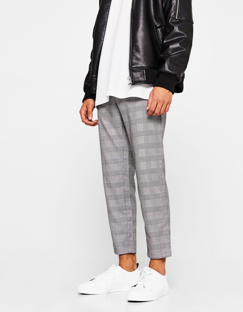 Клетчатые штаны мужские бершка