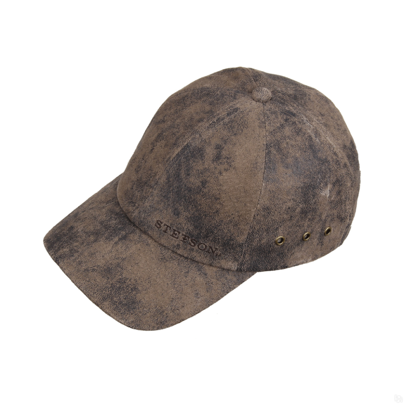 Stetson кепка кожаная