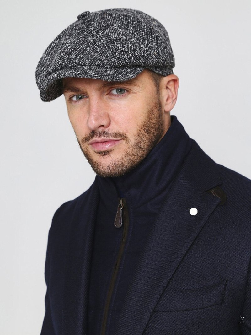 Кепка восьмиклинка Stetson шерстяная