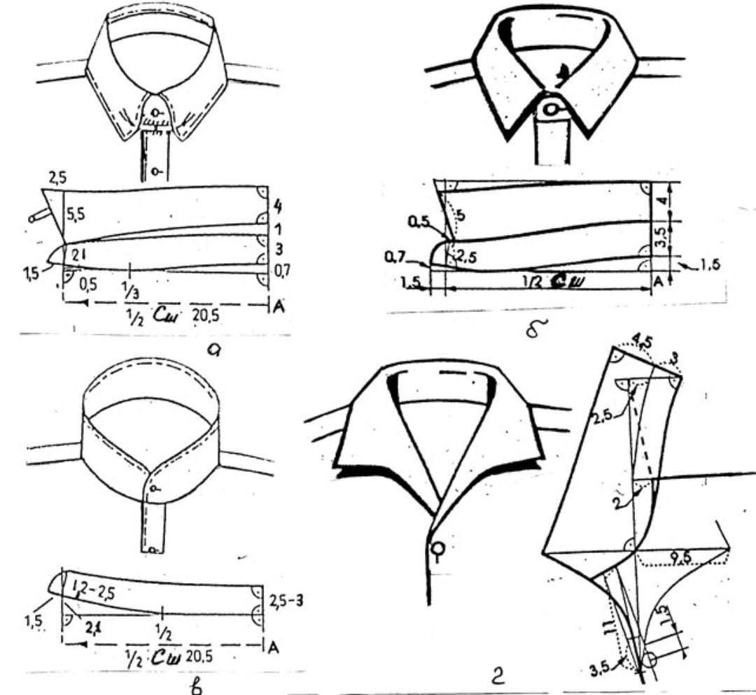 Схема отложного воротника. Стояче отложной воротник с цельнокроеной стойкой построение. Схема обработки воротника стойки. Построение чертежа воротника стойки. Чертеж воротника рубашечного.