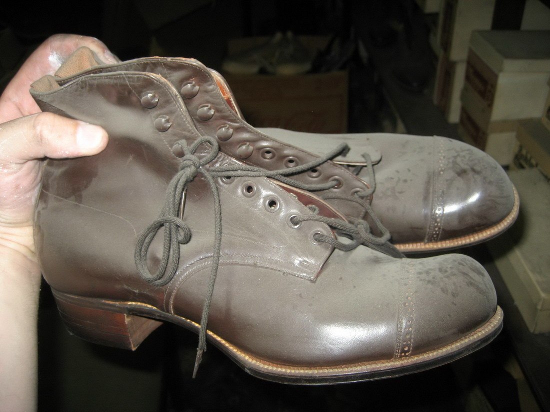 Обувь 40-х годов мужская