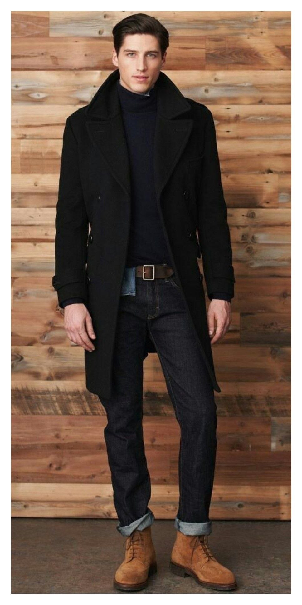 Homme ru. Черное пальто мужское. Классическая одежда для мужчин зима. Темный стиль одежды для мужчин. Пальто с водолазкой мужское.