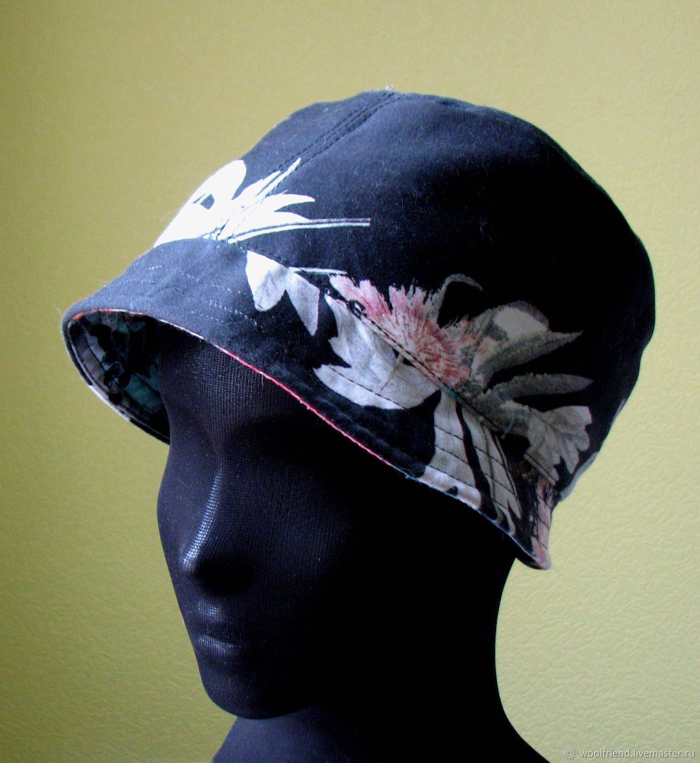 шапка бохо. текстильная головные уборы. джинсовая шляпа. текстильная головные уборы. Textil шапки.