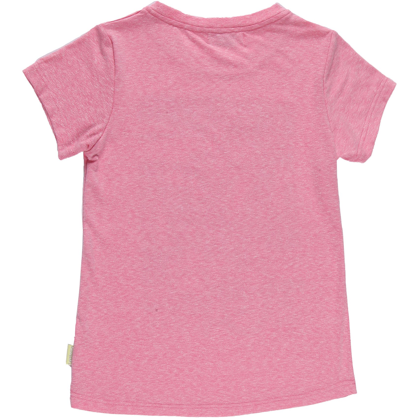 Розовая футболка детская