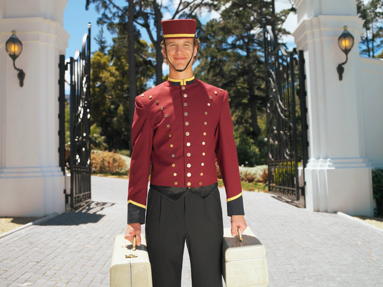 Bellboy в гостинице