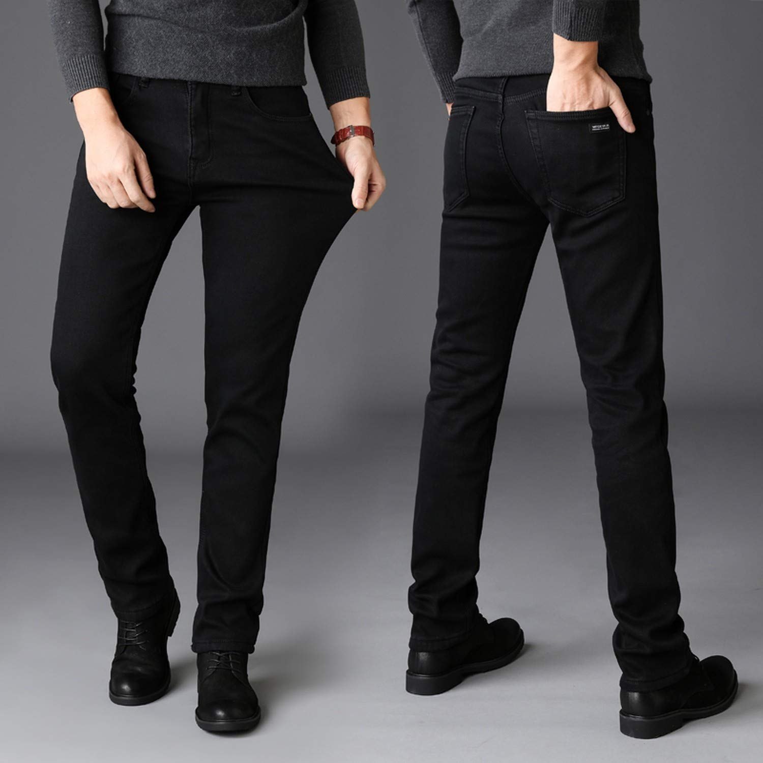 Джинсовые брюки мужские черные