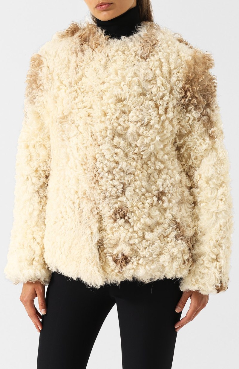 Virtuale fur collection шуба из овчины 213725000 черное