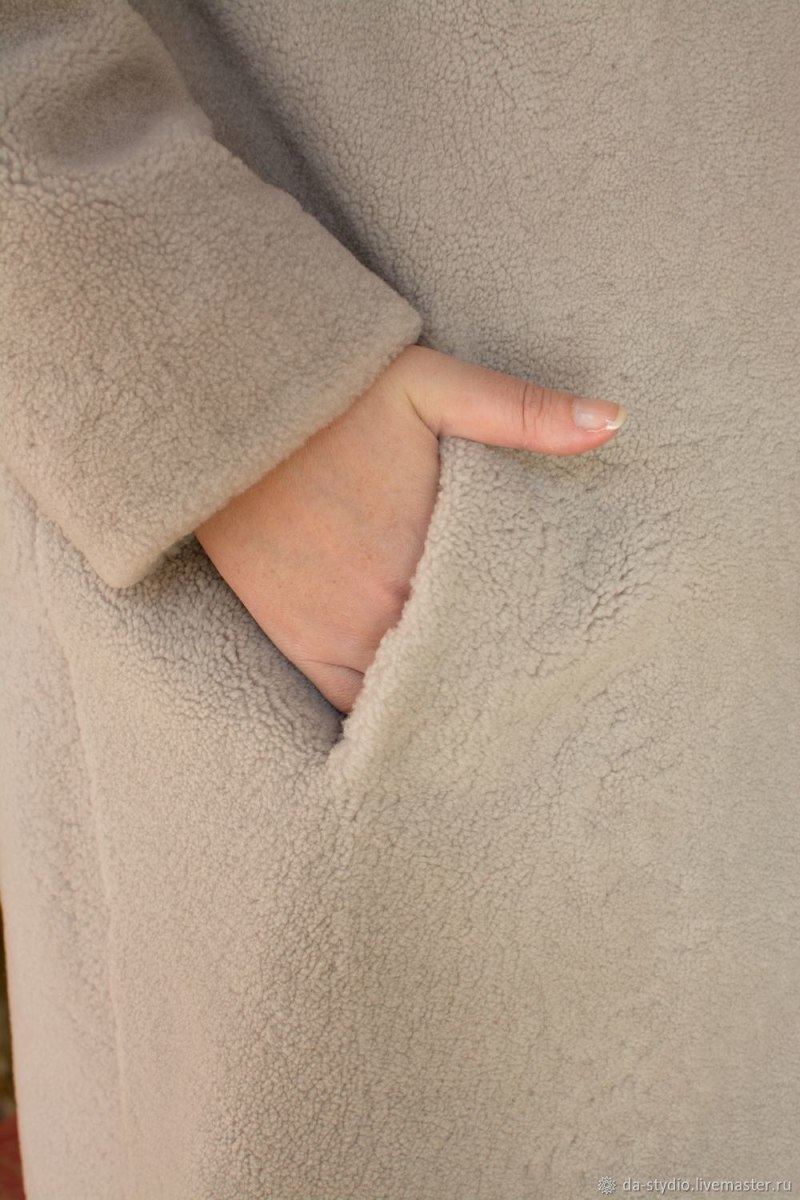 Мех Кёрли пальто Luxury fur
