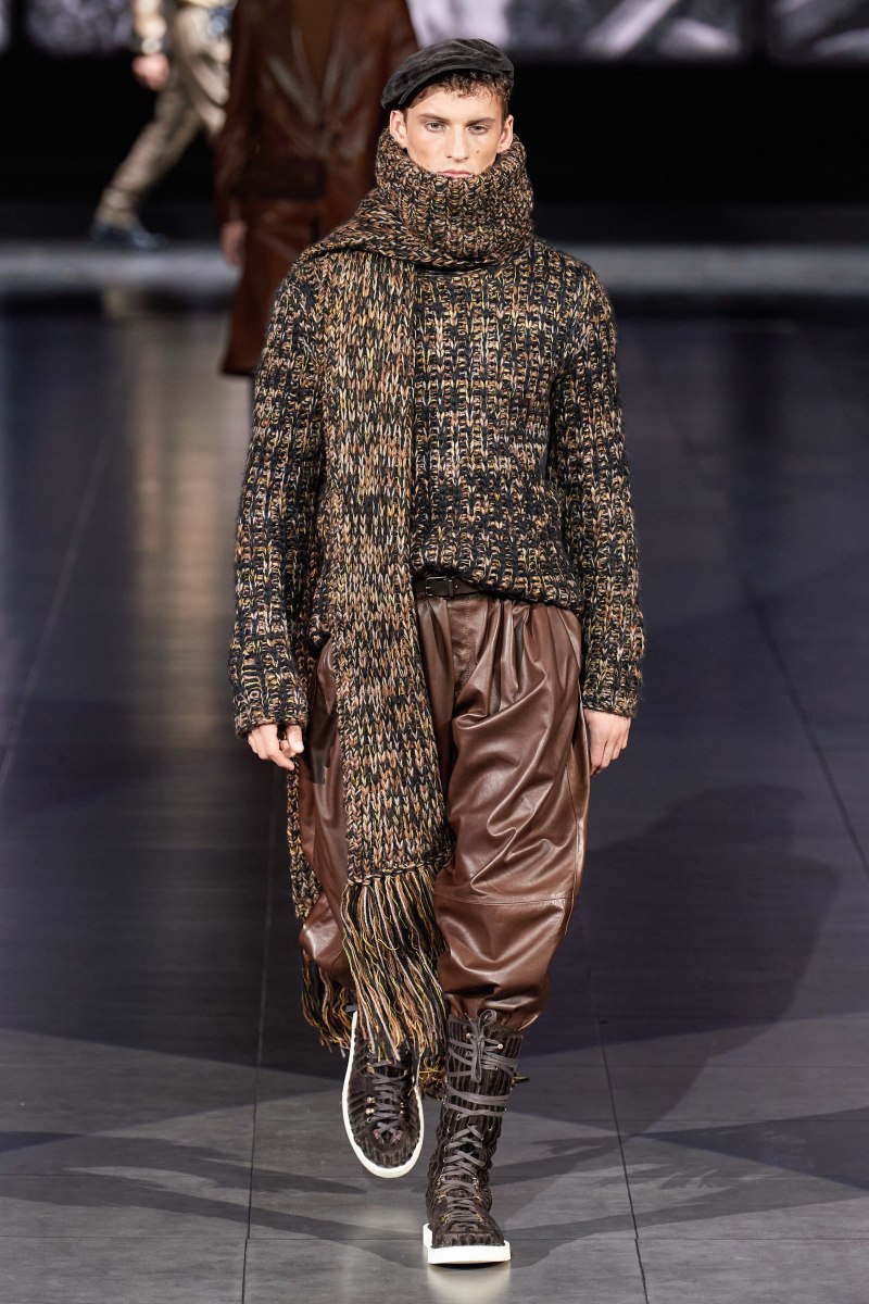 Пальто мужское Dolce Gabbana коллекция осень зима 2020