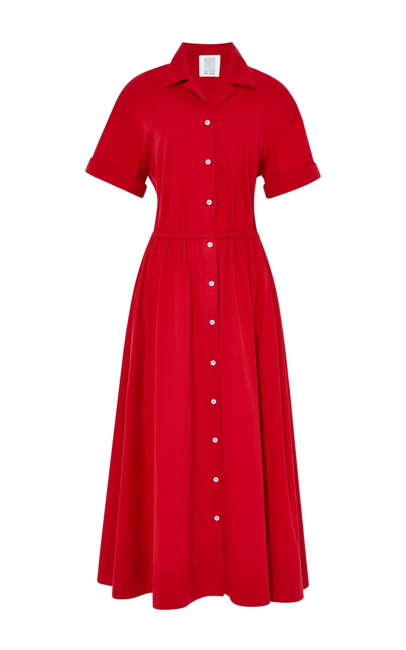 Красное платье рубашка купить