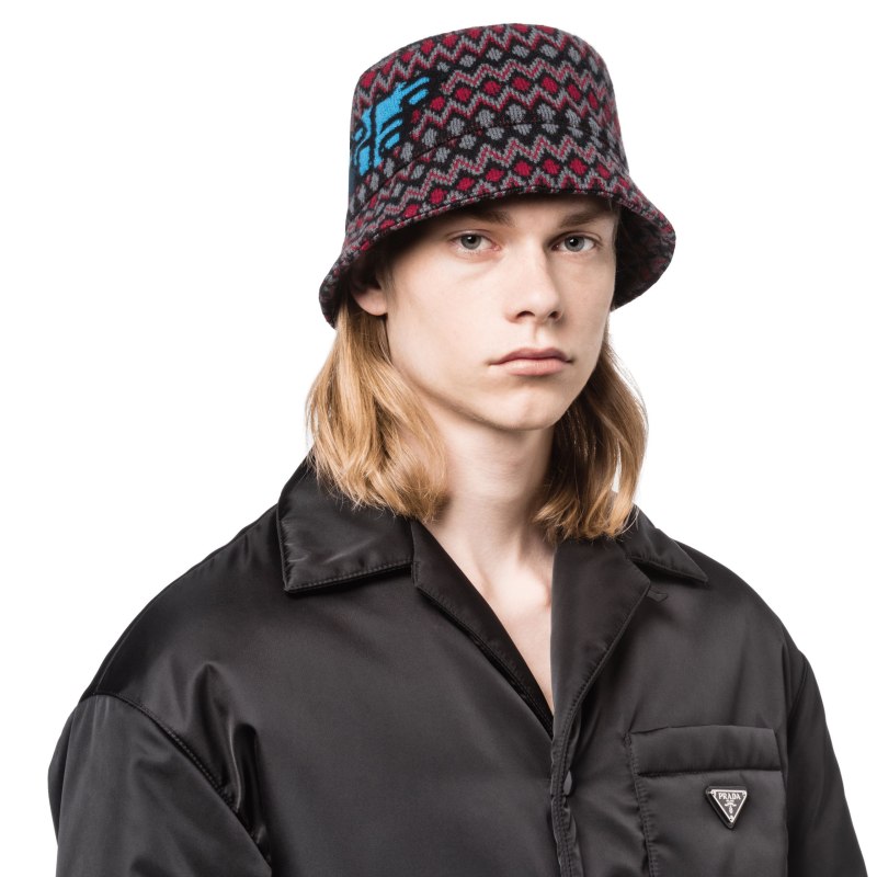 Панамка Prada кожа