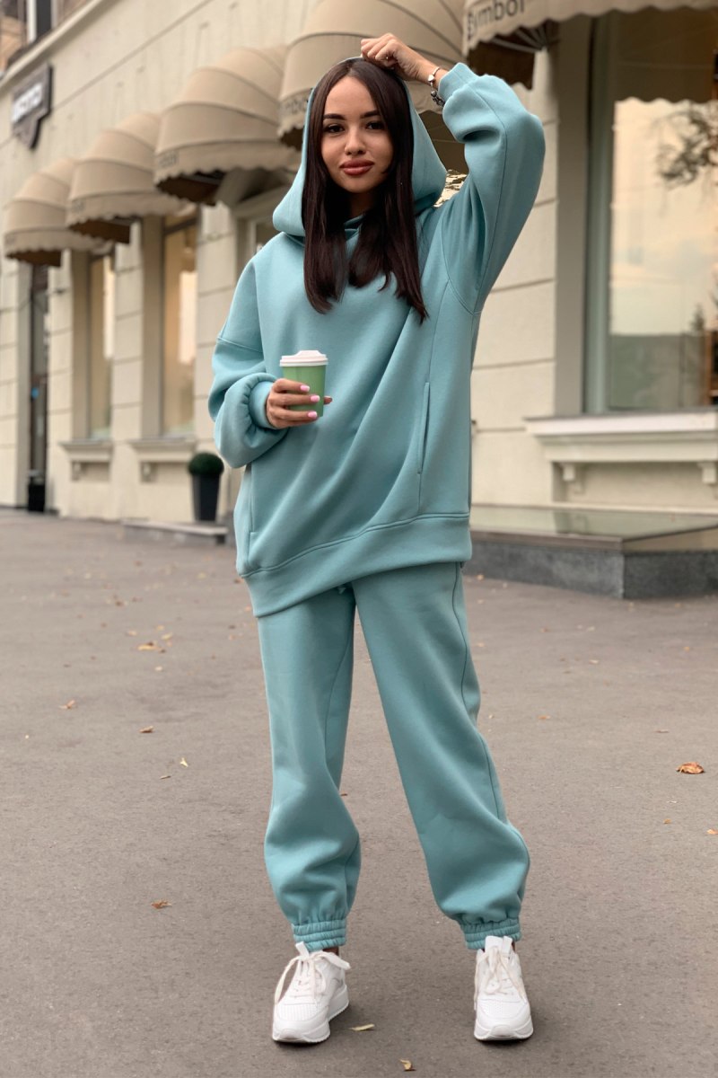 Женский костюм Oversize на флисе 2020
