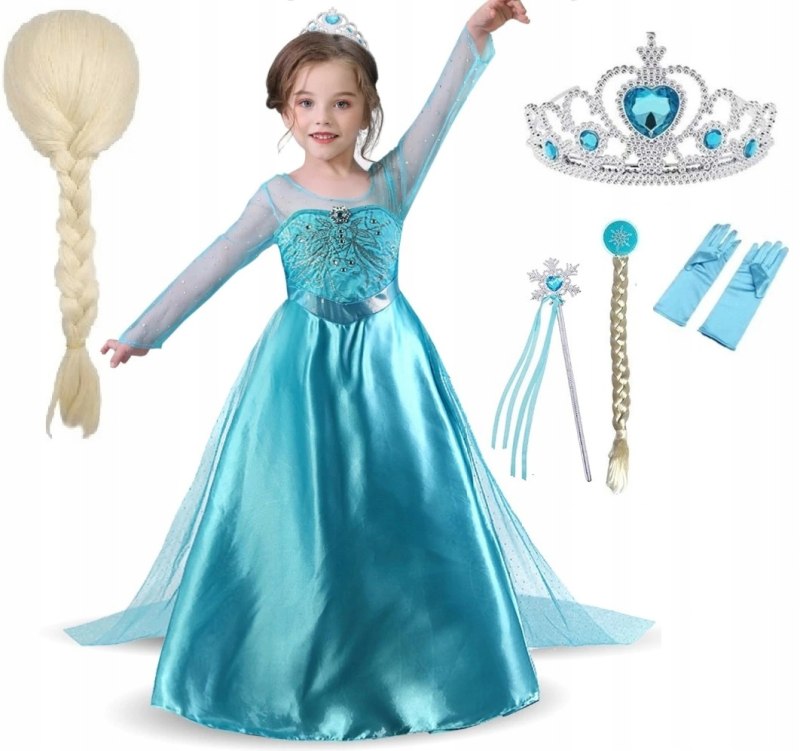 Карнавальное платье Frozen (Холодное сердце) платье Эльза