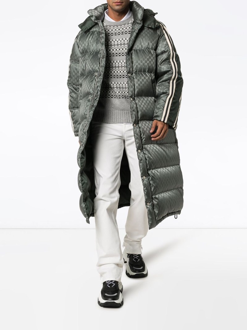 Gucci пуховик с узором gg Supreme