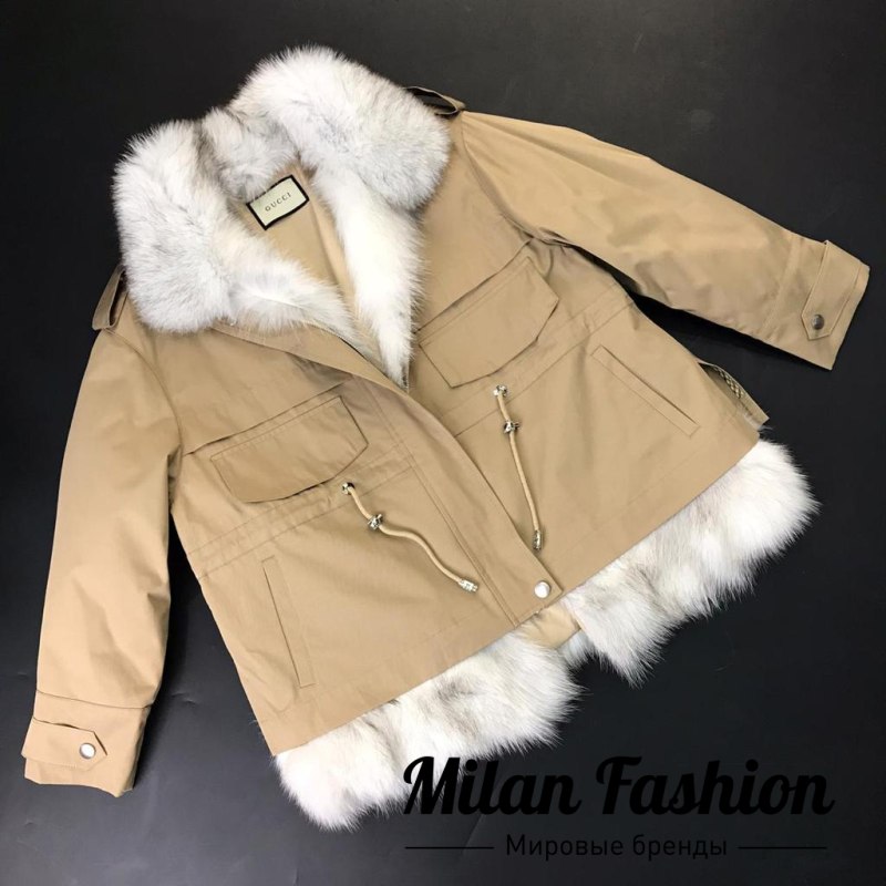 Пуховик Gucci мужской синий