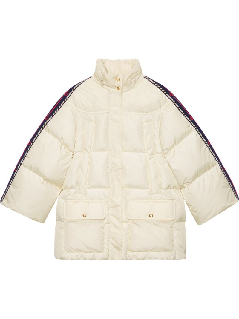 Gucci пуховик с узором gg Supreme