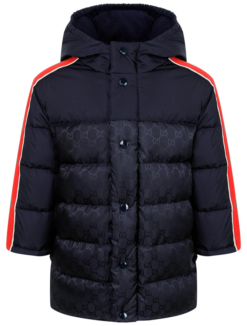Gucci пуховик с узором gg