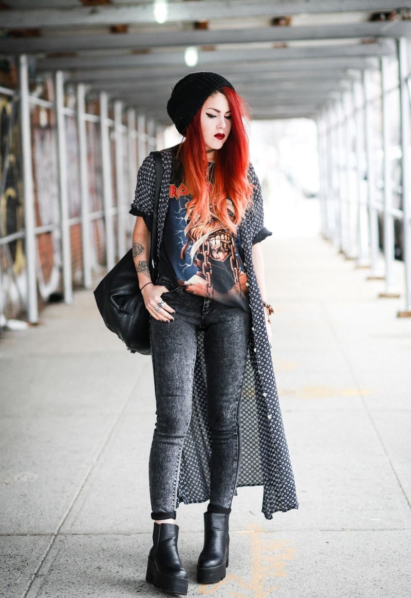 Goth outfit Грандж герл