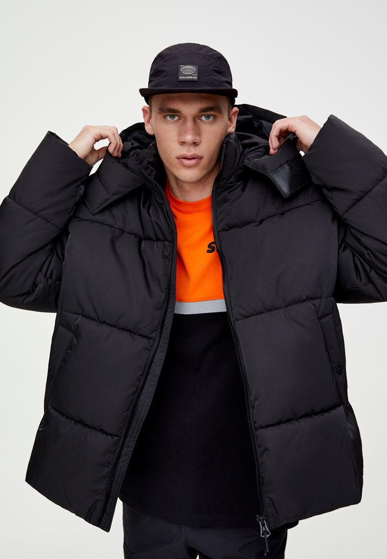 Куртка Pull Bear мужская черная