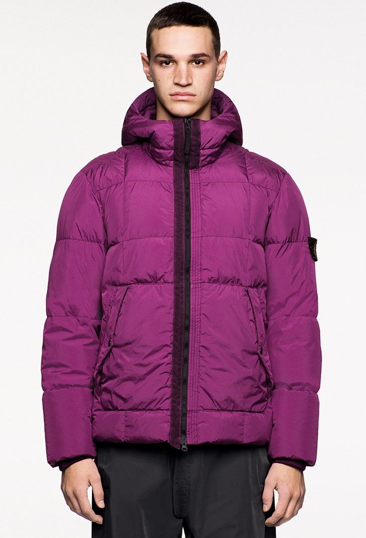 Пуховик Stone Island черный
