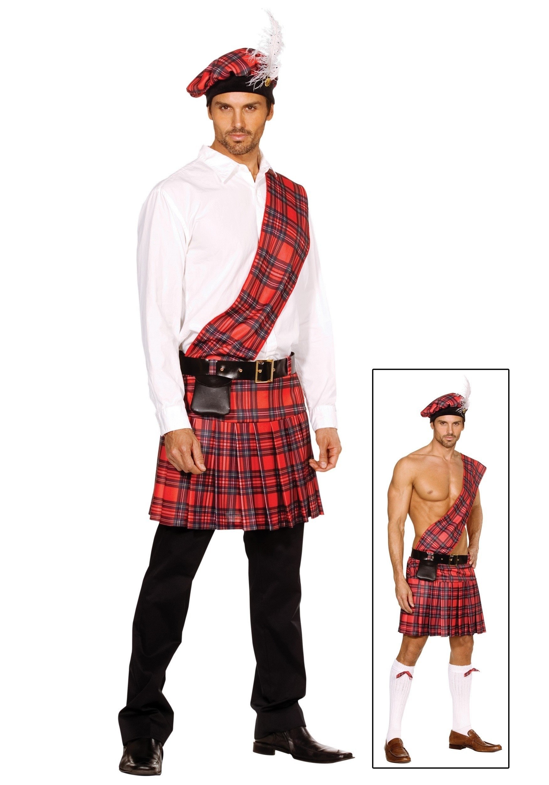 Национальный костюм шотландцев мужчин килт