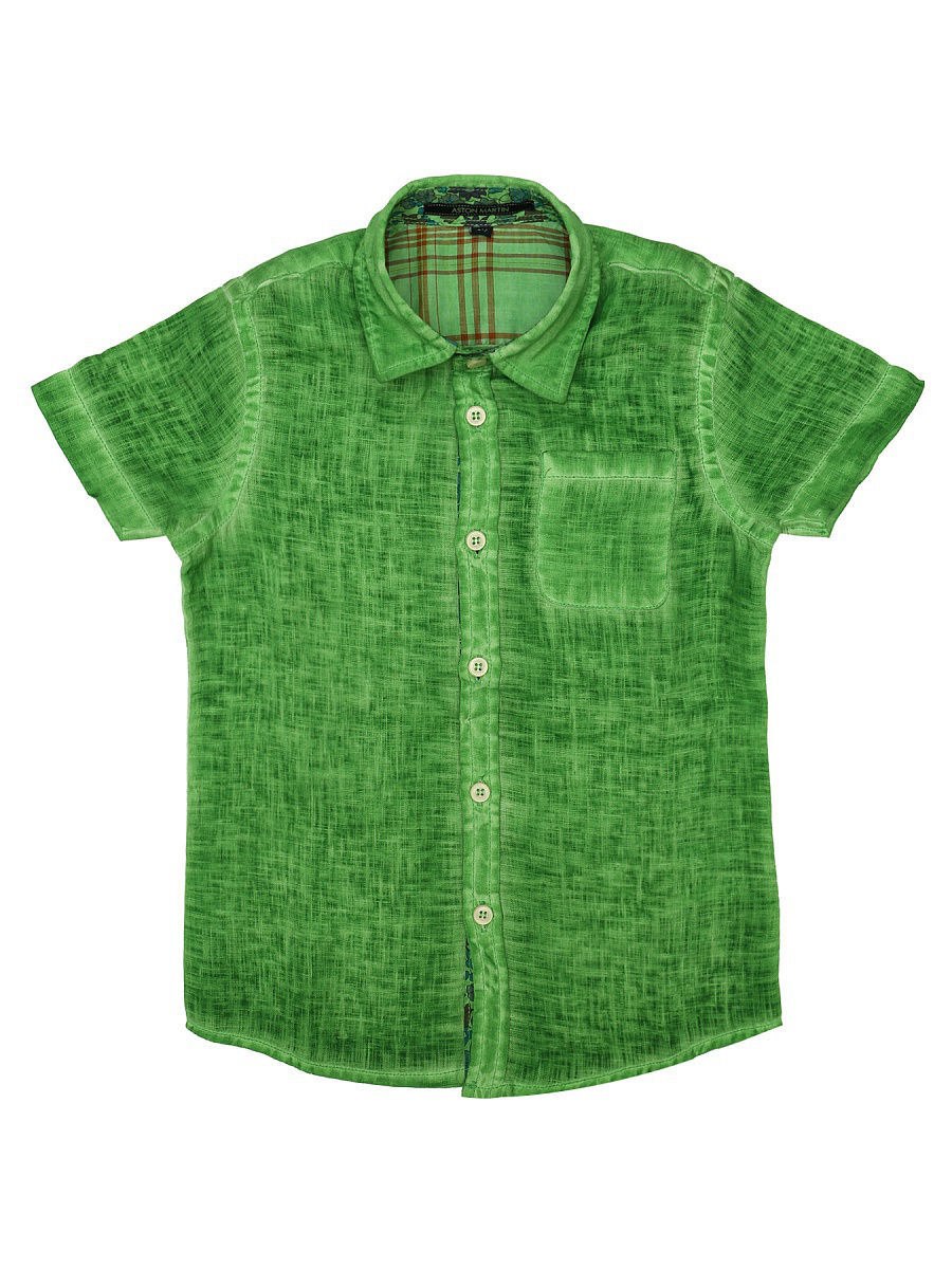 Зеленая рубашка для мальчика