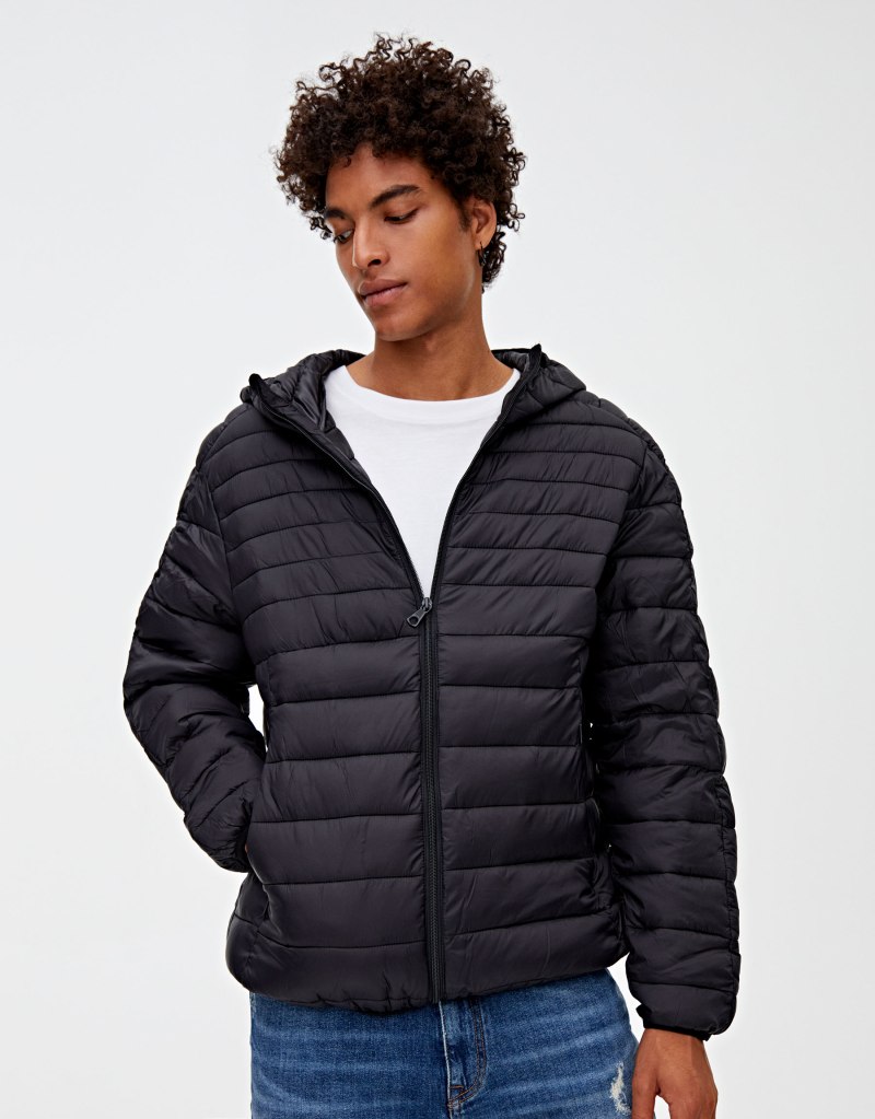 Pull Bear пуховики мужские двухсторонние