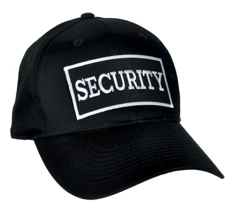 Кепка охранника Security