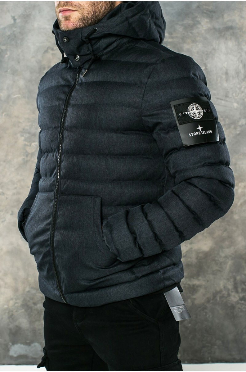 Пуховик Stone Island nylon tela