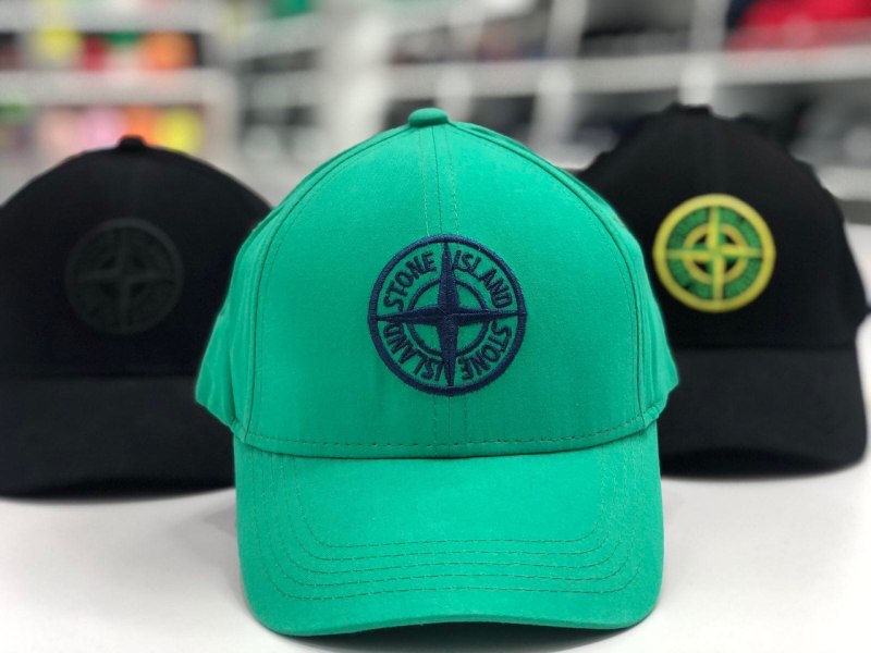 Stone Island кепка пятипанелька маска