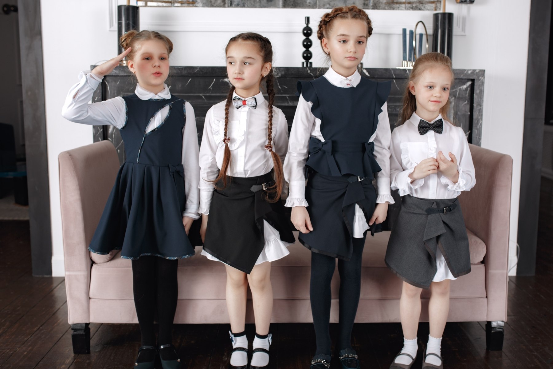 Первый класс девочки на 1 сентября. Школьная форма. Стильная одежда в школу. Современная Школьная форма. Необычная Школьная форма.